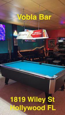 There is a pool table and plenty of board games for fun social activities.