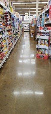 Chips and candy aisle