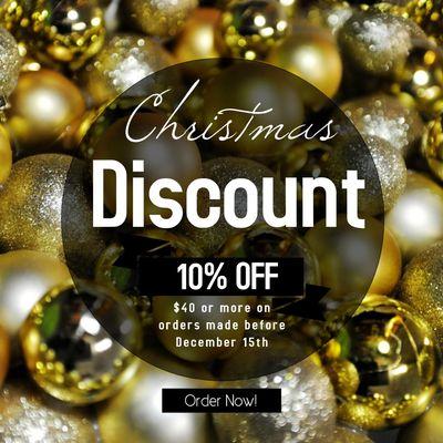 December discount