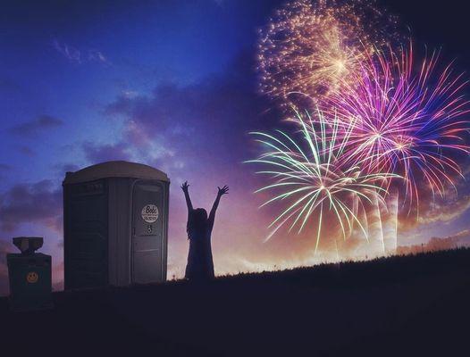 Don't forget about Bob during your 4th of July celebrations! We can deliver portable toilets almost anywhere in Central Iowa.