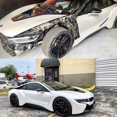 2016 Bmw I8 body repair