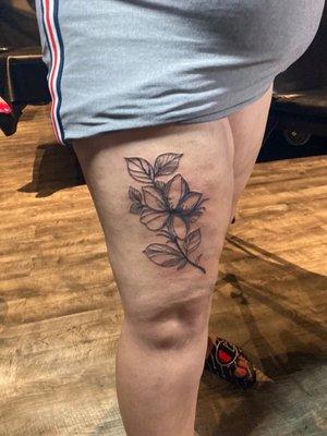 Floral tattoo