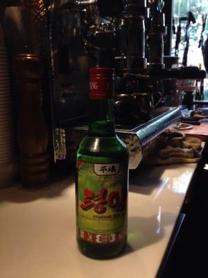 pyung yang soju from north-korea