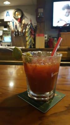 Kelly's famous bloody Mary! :-) yummmmee