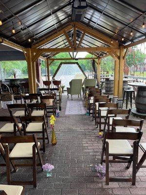 Ceremony patio