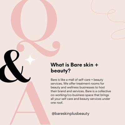 What is Bare skin + beauty?