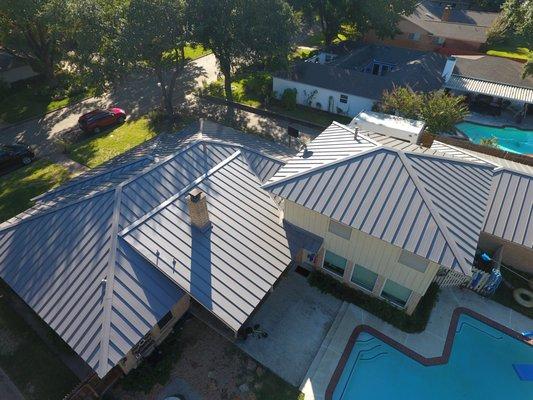 Standing Seam Metal Roof, Fort Worth