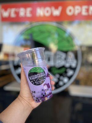 Taro with Ube wall! Delicious!