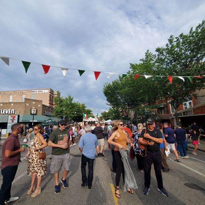 Taylor Street invaded by Chicago's Festa Italiana 2022 by O-Shows