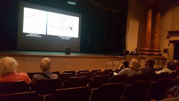 Insightful lecture by Ben Wheeler, CHS Historical Interpreter.