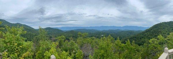 View from top of trail.