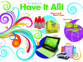 Office Supplies, Chairs, desks, break room, cleaning and much more