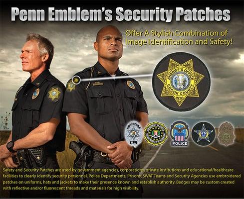 Penn Emblem provides safety and security patches and badges.