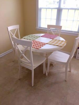 Our new dining set