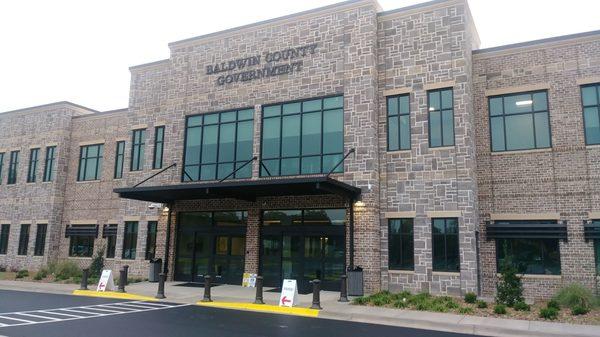 Front of the new Baldwin County Government Building