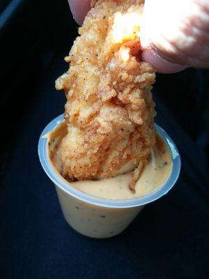 Chester's - Chicken tender w/ Chester's original sauce