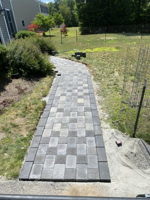 New walkway install