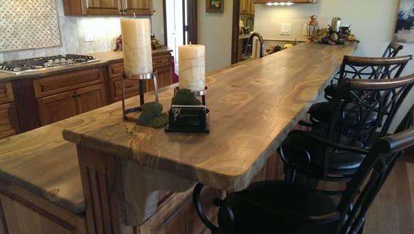 Sandalwood Stone Counter tops are as durable as granite, but so unique!