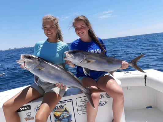 Caught a ton of amberjack!