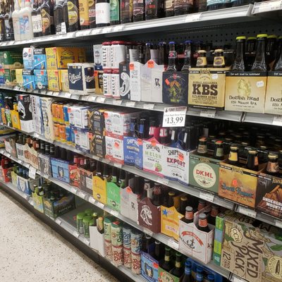 great selection of craft beers