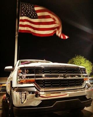 Patriotic truck!