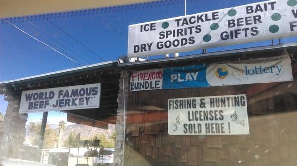 A small country store near the camp.