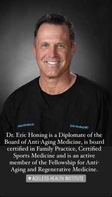 DR ERIC W HONING