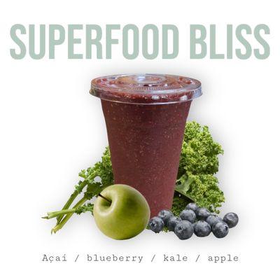 Superfood bliss smoothies