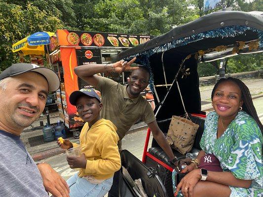 Our Pedi-cab at Central Park