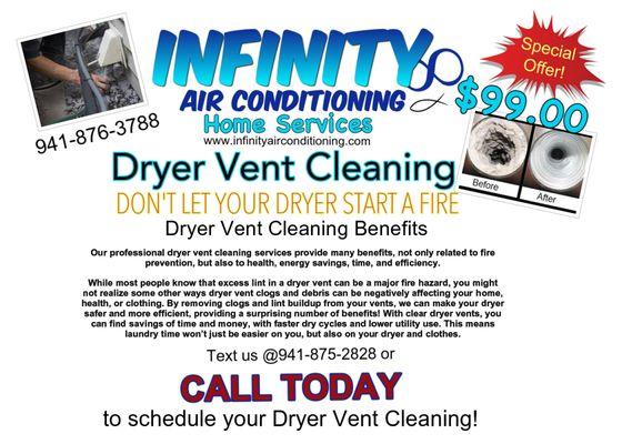 Dryer vent cleaning