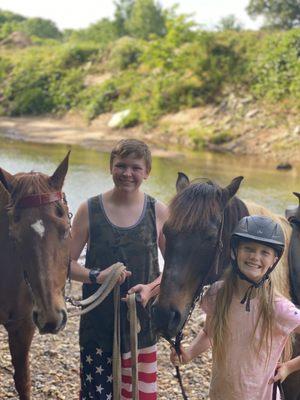 Trail ride to the creek