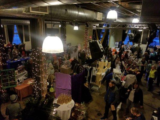 Buy Idaho Holiday Market, view from upstairs