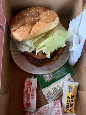 Vegetarian burger