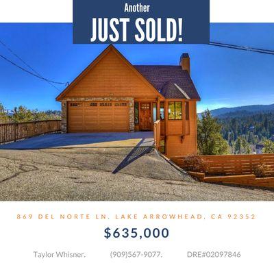 Sold! Listing Agent