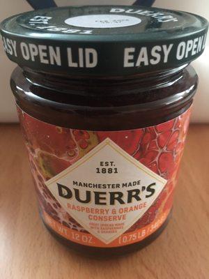 Duerr's Raspberry & Orange Conserve