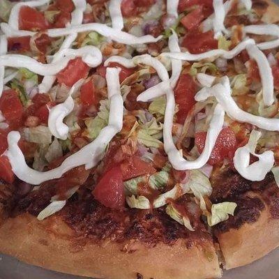 Taco Pizza available on Thursday's