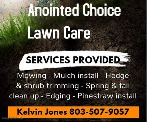 Anointed Choice lawn Service