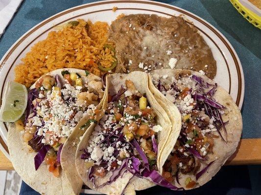 tacos de camaron (shrimp)