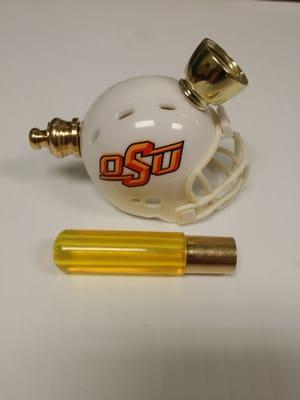 Whoa! OSU helmet metal pipes!