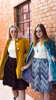 60s mod vintage outfits, very retro