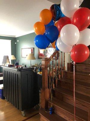 This double grad party celebrated 2 sisters graduating from different schools