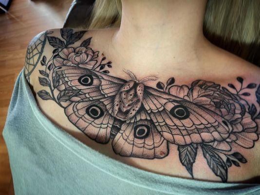 Luna Moth Chest Piece by Reyjon