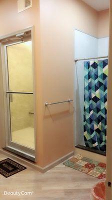 Steam room, shower room, great space