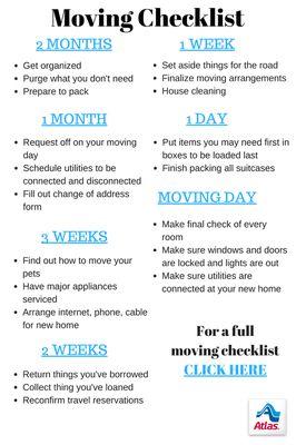 Moving Checklist