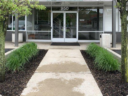 Entry Front of Professional Building in the Plaza