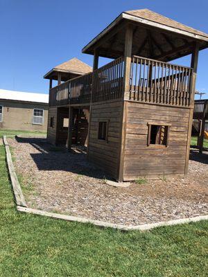 Large wooden Play Structure