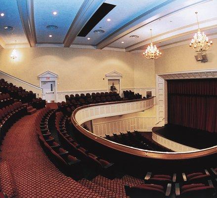 Balcony View of historic 700 seat theatre.