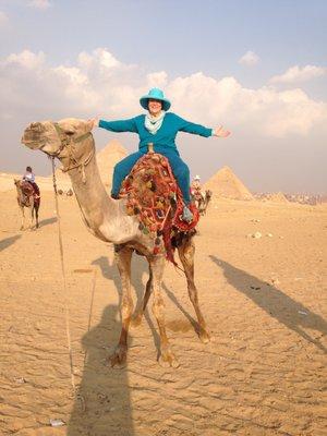 I'm 76y.o,had a month to train for a strenuous trip to Egypt walking 5 ml a day. I met my goals:I rode a camel, went up in a hot air balloon