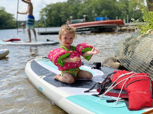 Family SUP fun for the whole family paddle boarding