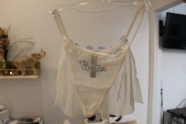 Lingerie perfect for after the wedding!